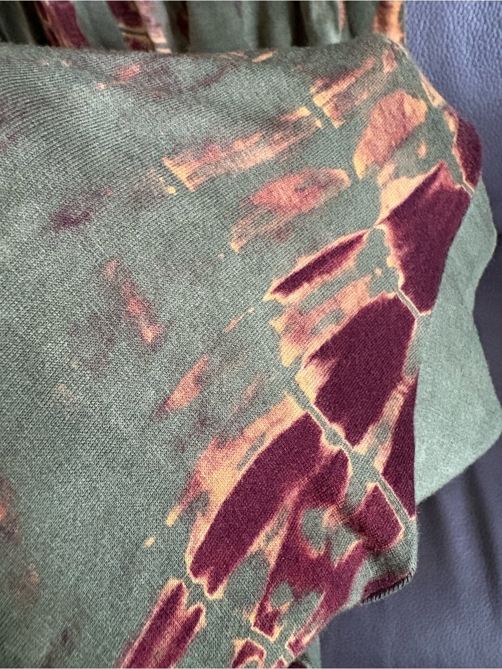 SHEIN Olive Green Dress with Rust and Gold Accents - Picture 6 of 6